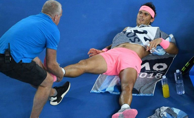 Another injury stops Nadal in the quarters of the Australian Open