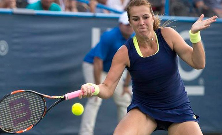 Russia’s Pavlyuchenkova defeats American Ahn in close match